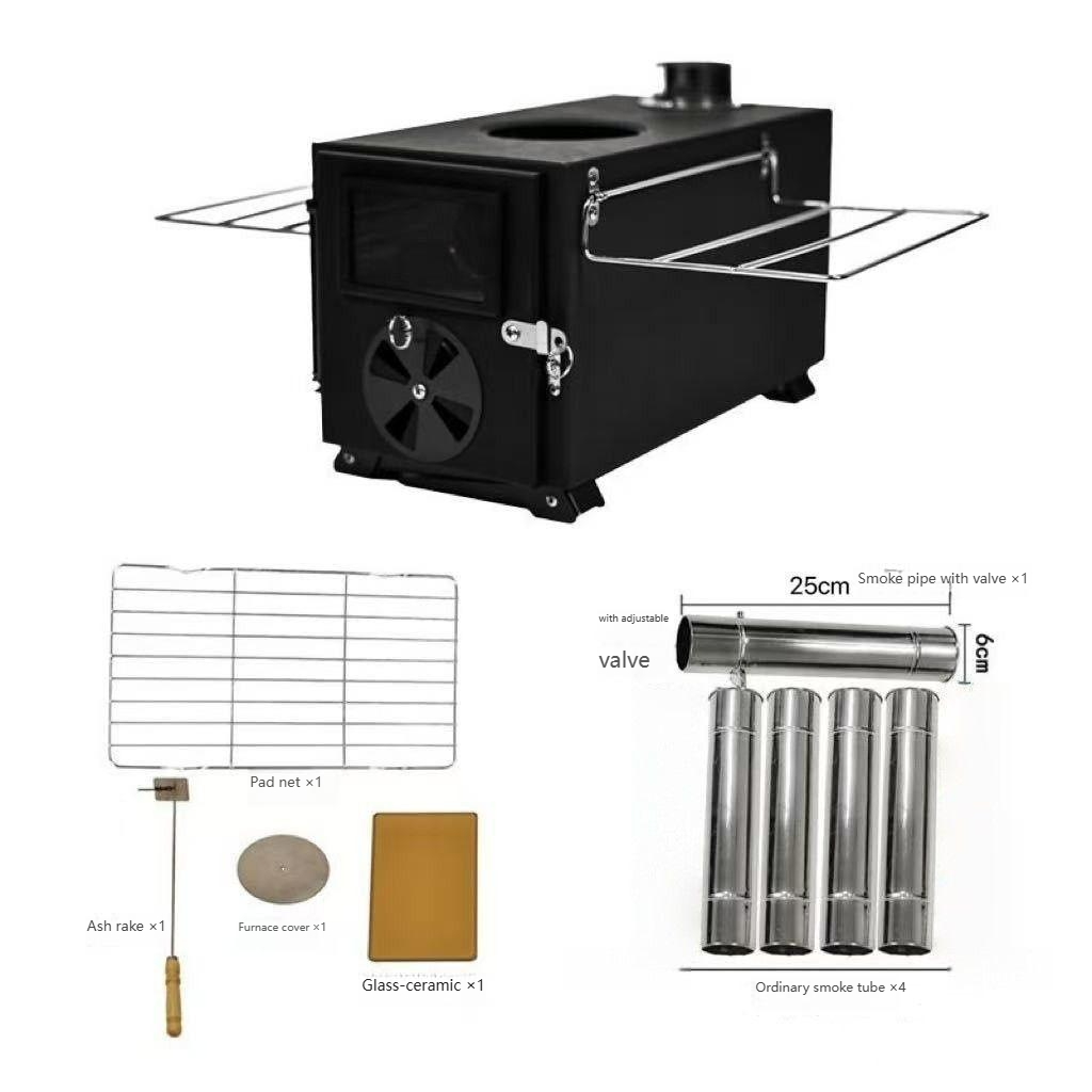 Camping Cooking Wood Stove - 2026new Camping Carbon Steel Wood-Burning Stove