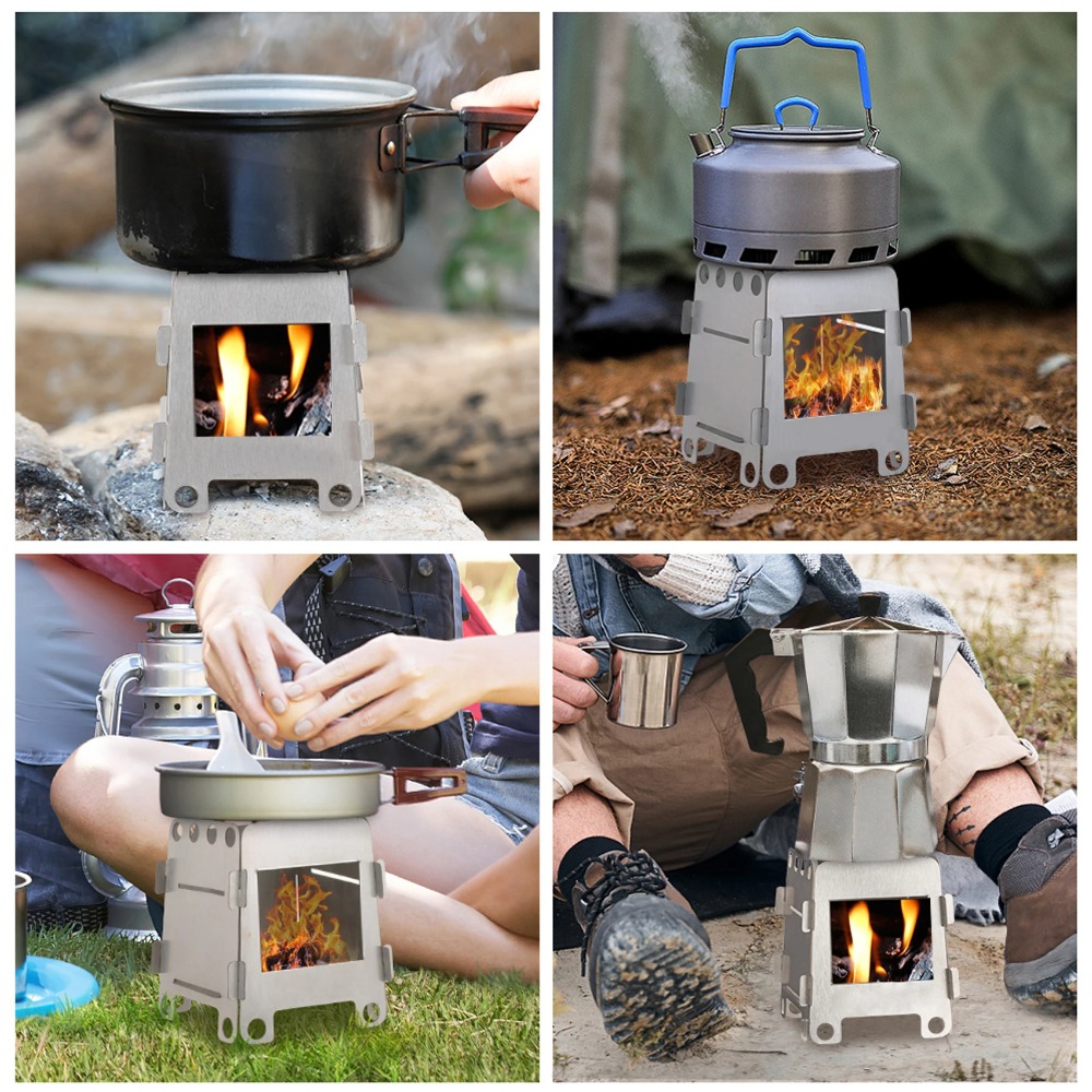 Camping Cooking Wood Stove - Camping Furnace Wood Stove Alcohol Stove