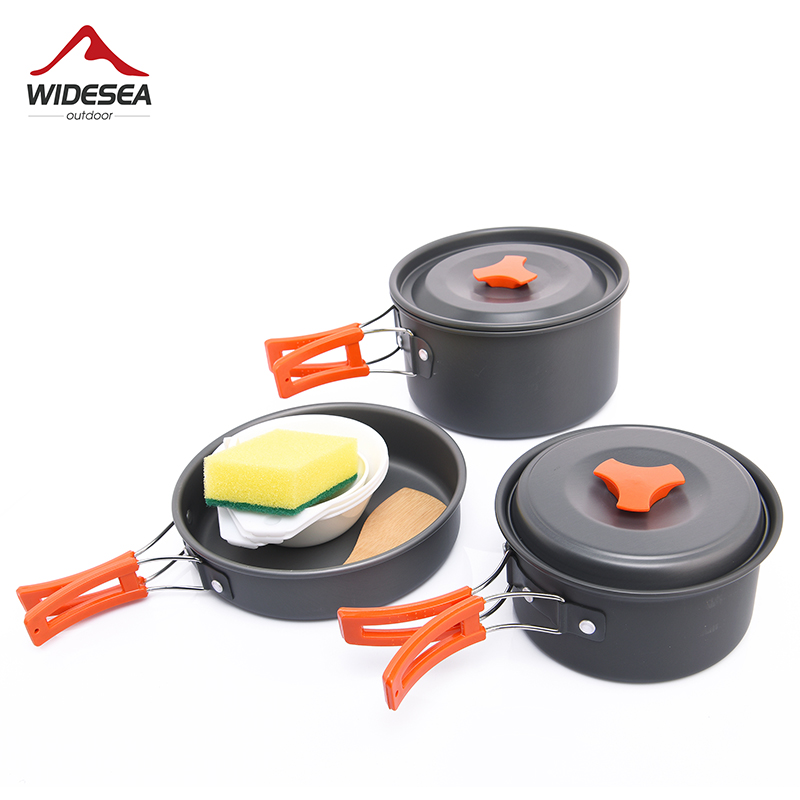 Camping Cooking Gear - Widesea Camping Outdoor Cookware Set Tableware