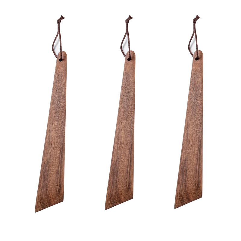 Camping Cooking Books - Wooden Spatula Portable Turner Acacia Wood