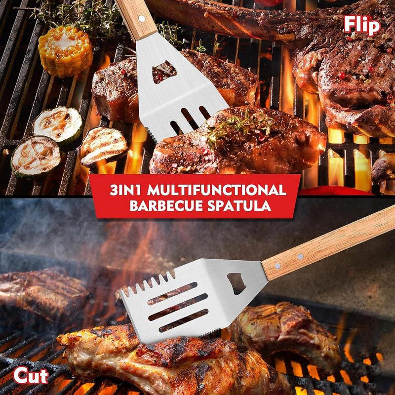 Camping Cooking Accessories Set - 3pcs BBQ Utensils BBQ Grill Tool