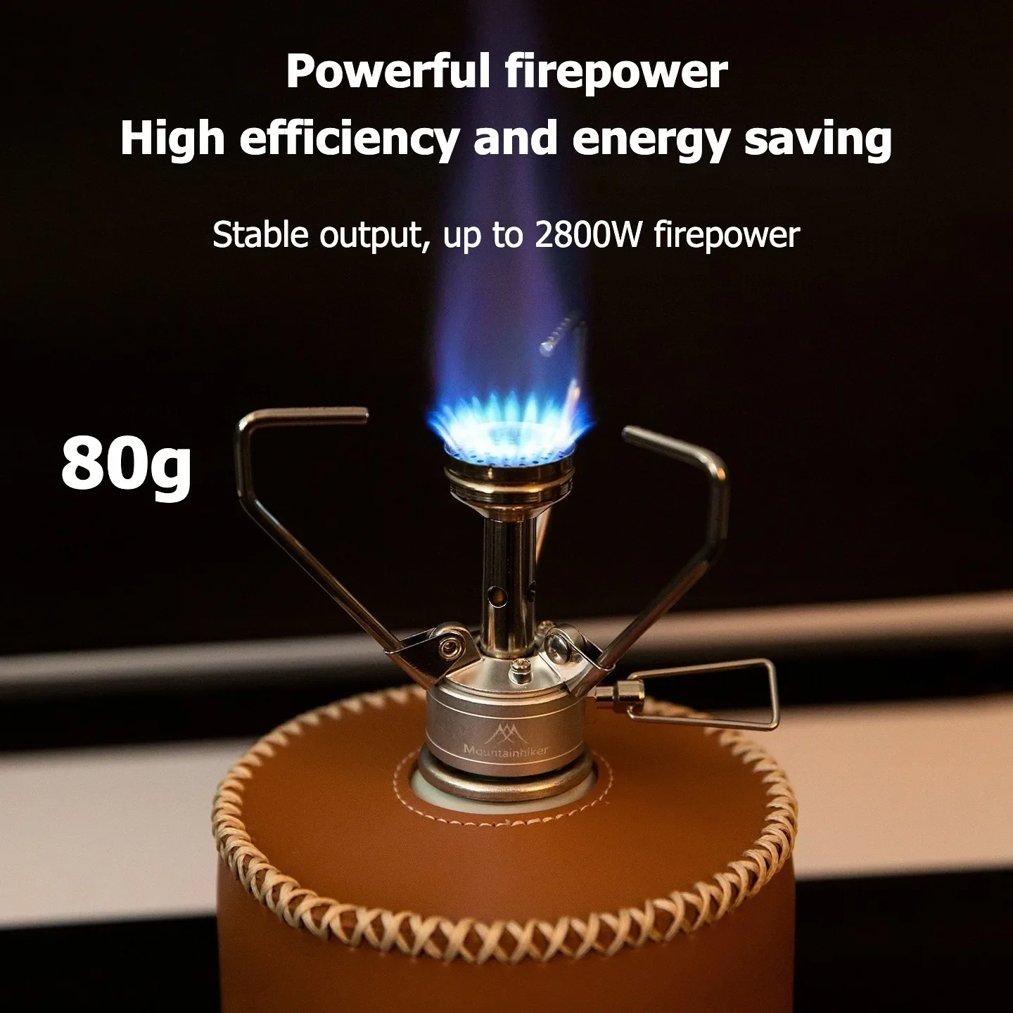 Camping Cooking Wood Stove - Mountainhiker Ultralight 304 Stainless Steel Integrated
