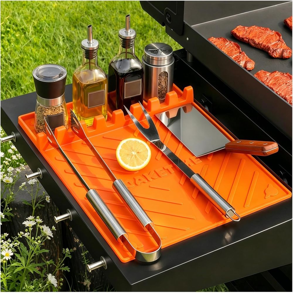Camping Cooking Mat - Silicone Grill Mats or Griddle Accessories
