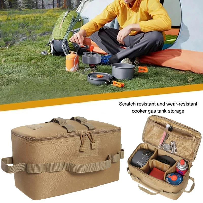 Camping Gas Tank Storage Bag O - Camping Outdoor Cooking Set recension och pris