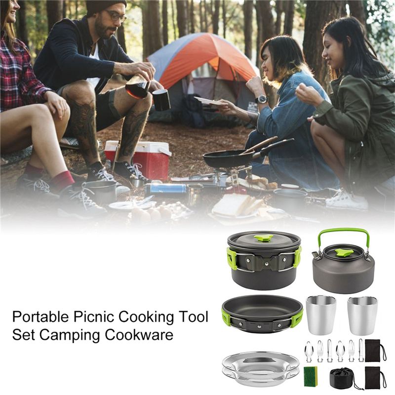 【BUYERS】Camping Cookware Porta - Camping Outdoor Cooking Set recension och pris