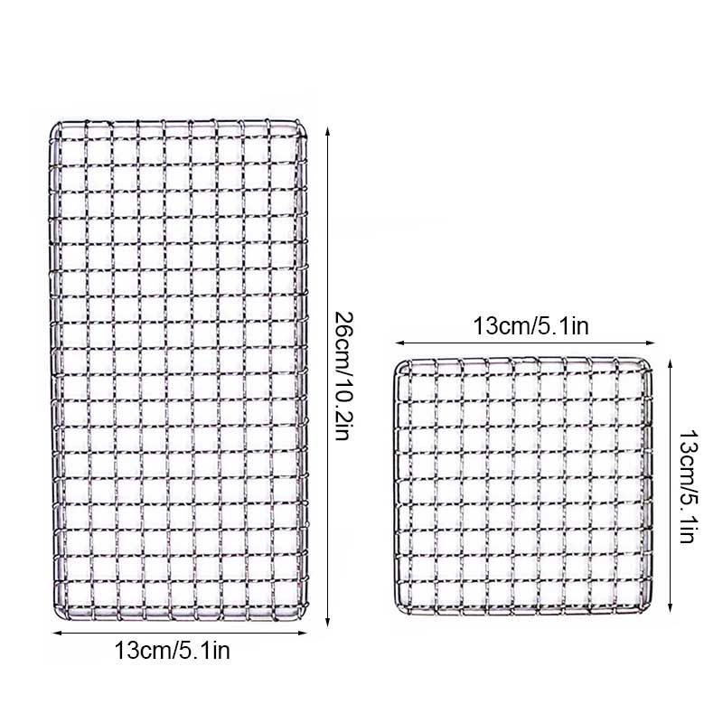 YOMEEI 2Pcs Stainless Steel BB - Camping Cooking Mat recension och pris