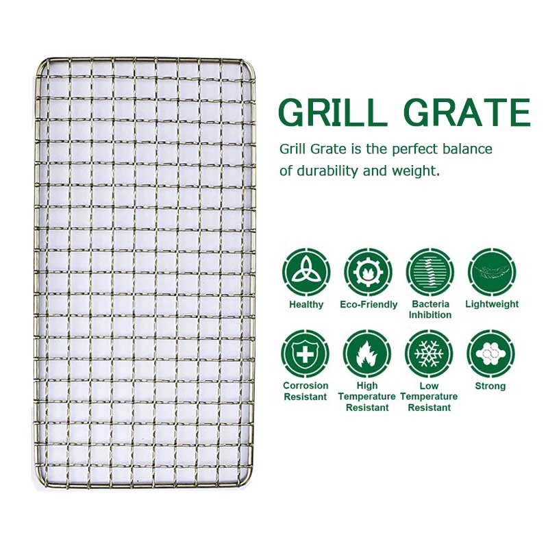 YOMEEI 2Pcs Stainless Steel BB - Camping Cooking Mat recension och pris