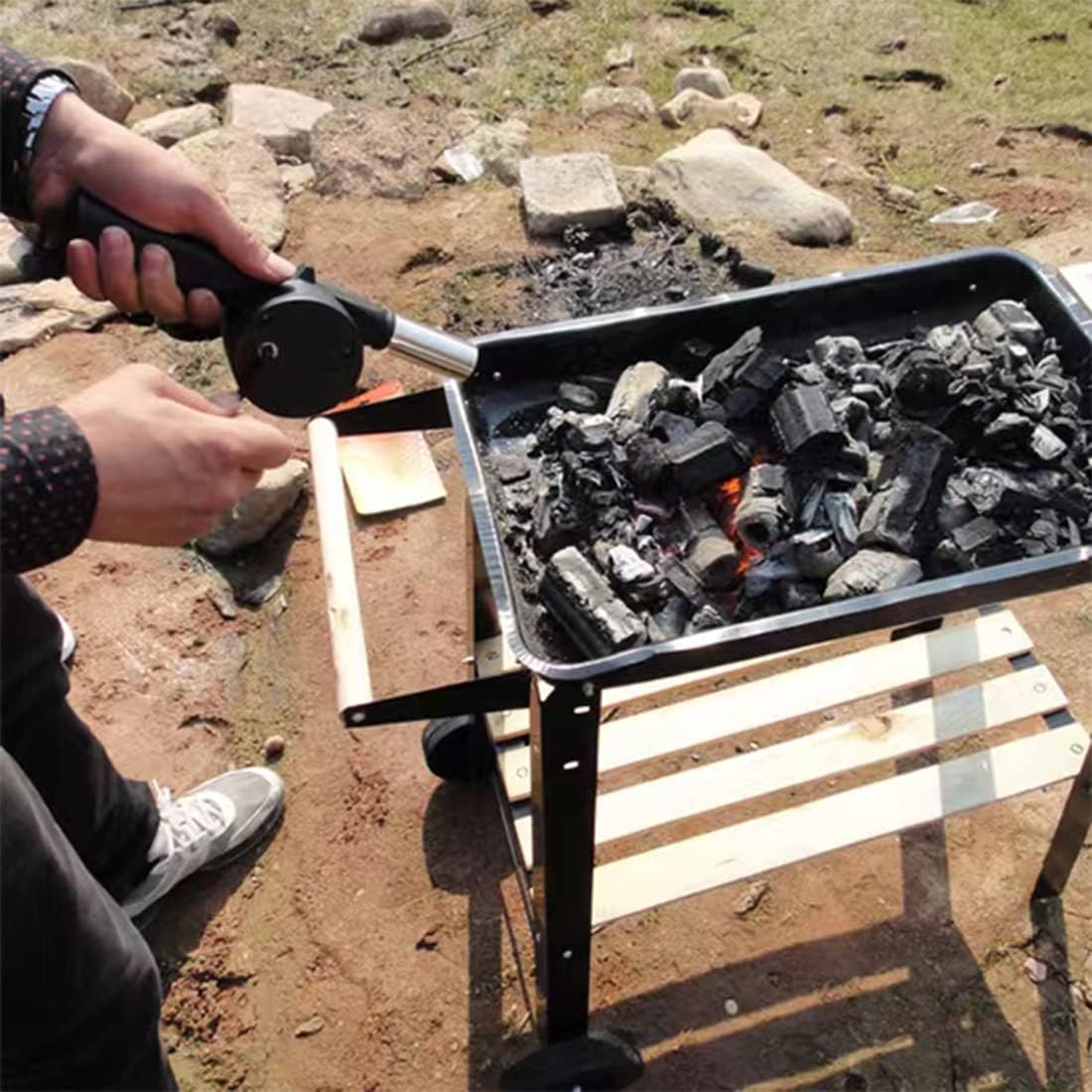Outdoor Cooking Barbecue Blowe - Camping Cooking Essentials recension och pris