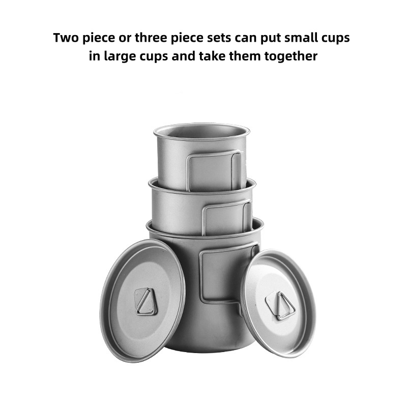 Titanium Camping Mug with Fold - Camping Cooking Gear recension och pris
