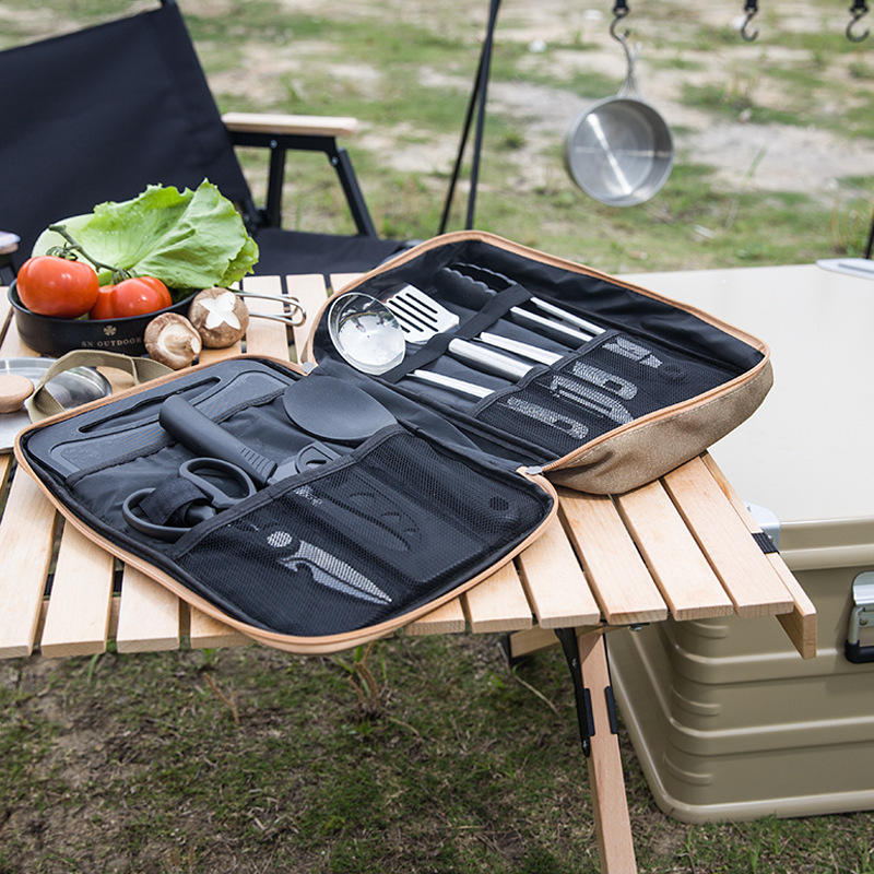 8pcs Camping Kitchen Cookware  - Camping Cooking Gear recension och pris