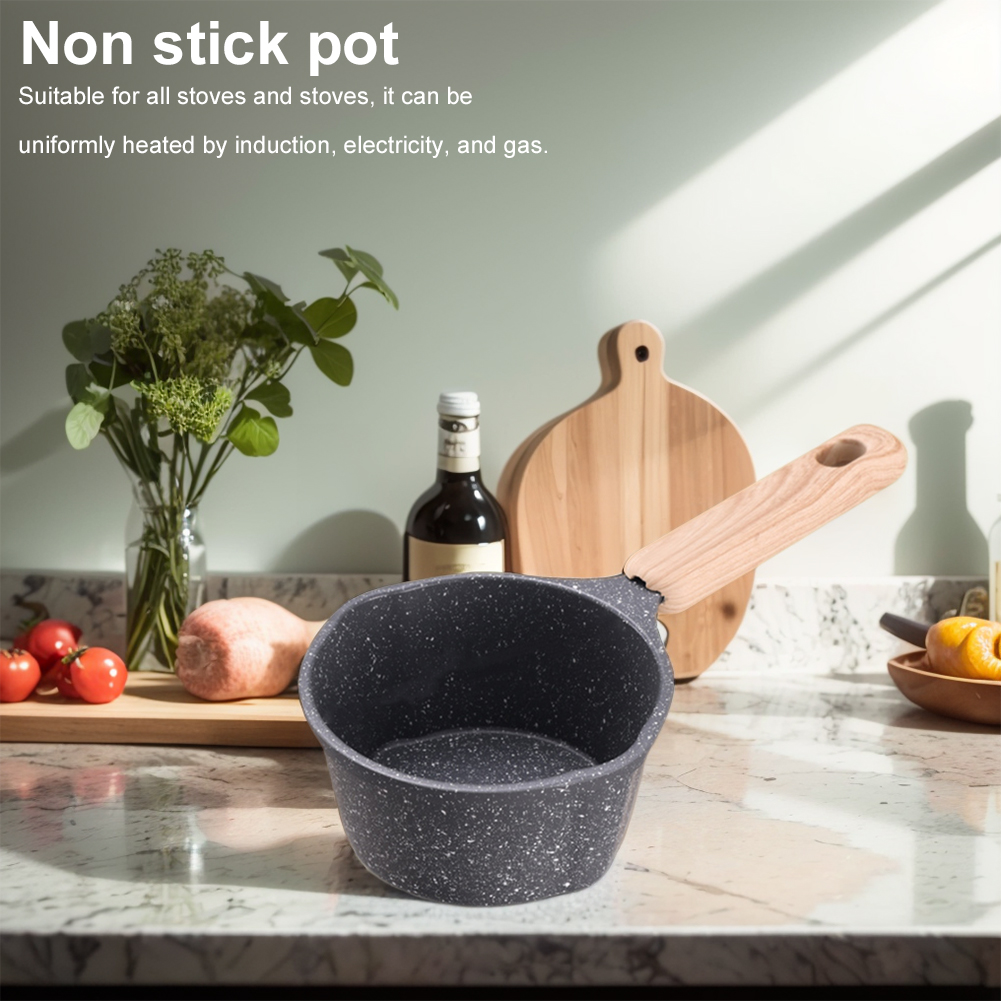 Mini Boiling Pan Wooden Handle - Camping Cooking Wood Stove recension och pris