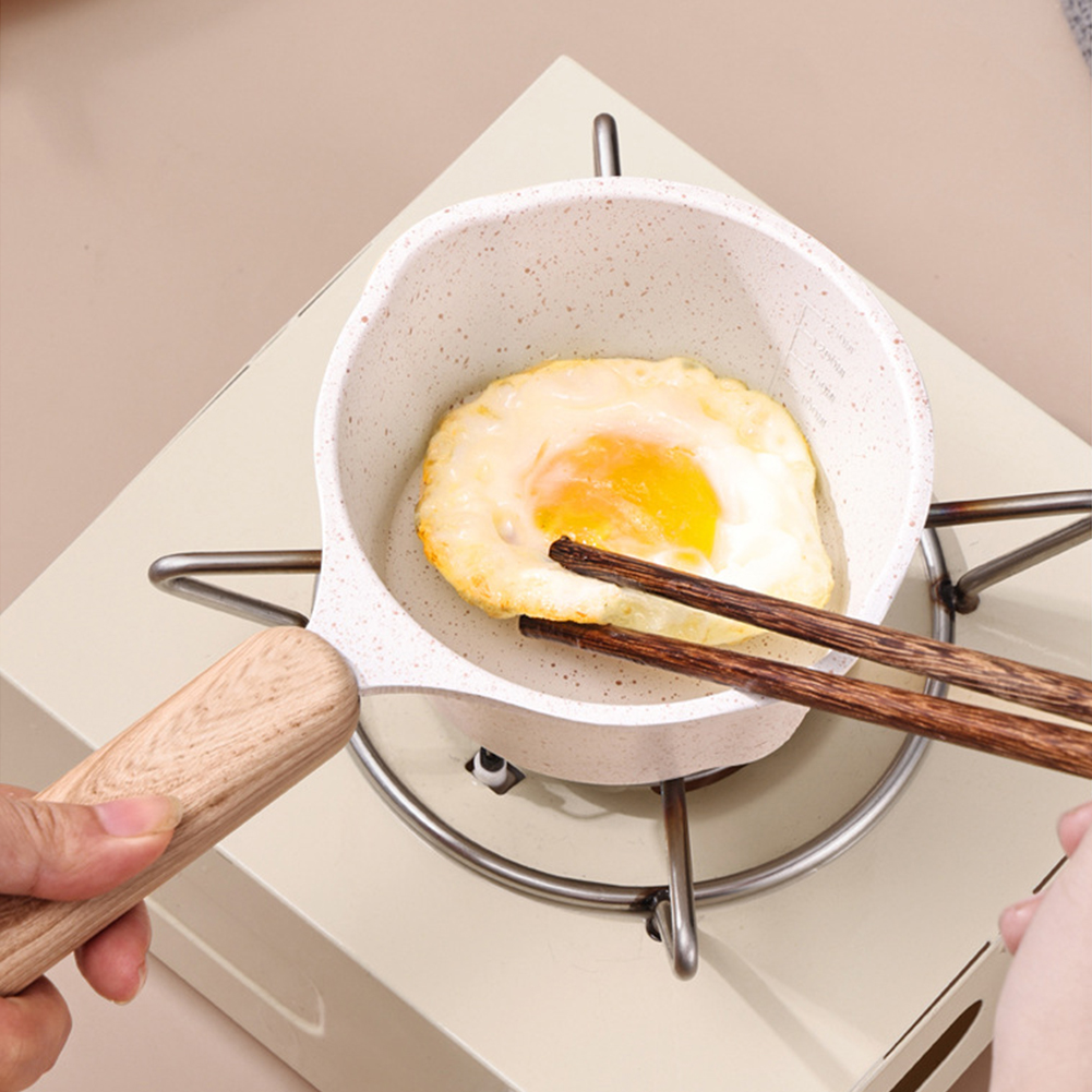 Mini Boiling Pan Wooden Handle - Camping Cooking Wood Stove recension och pris