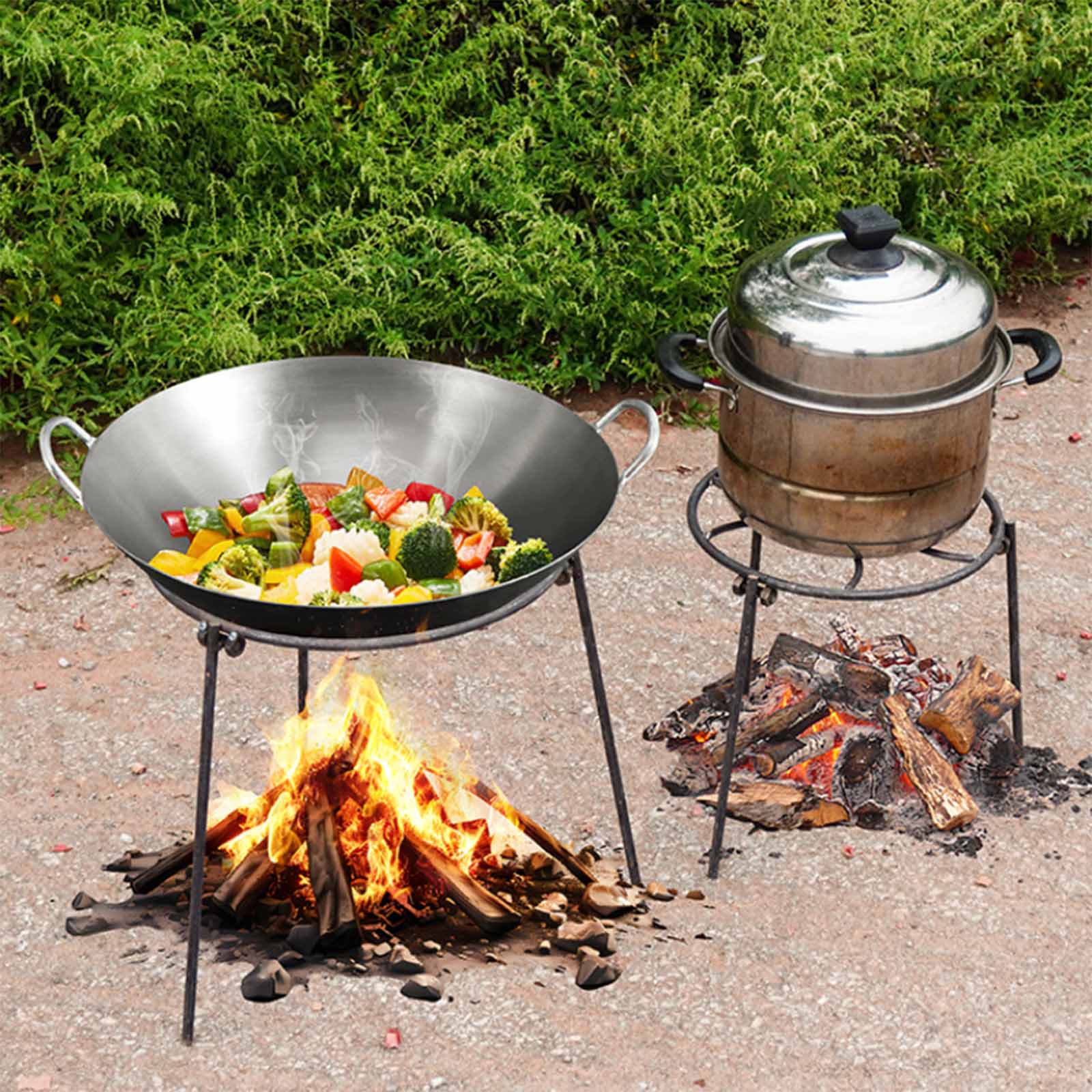 Campfire Tripod Folding Grill  - Camping Cooking Essentials recension och pris