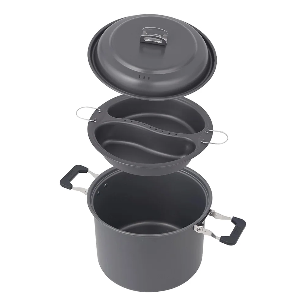 1 Set 6L Outdoor Dual-Purpose  - Camping Cooking Accessories Set recension och pris