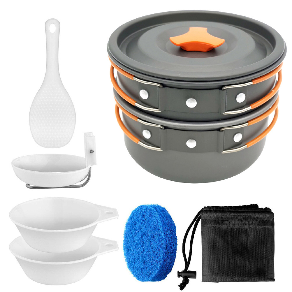 1Set Outdoor Cooking Set Porta - Camping Cooking Materials recension och pris