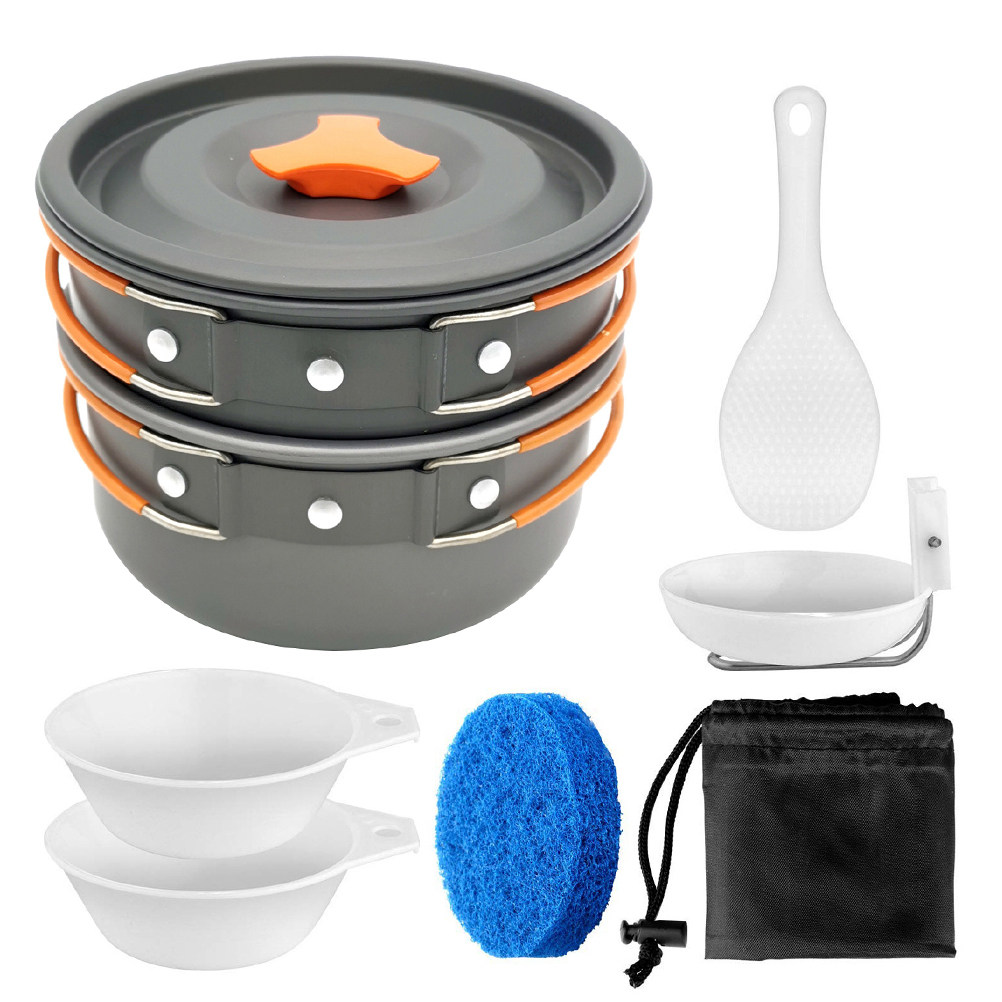 1Set Outdoor Cooking Set Porta - Camping Cooking Materials recension och pris