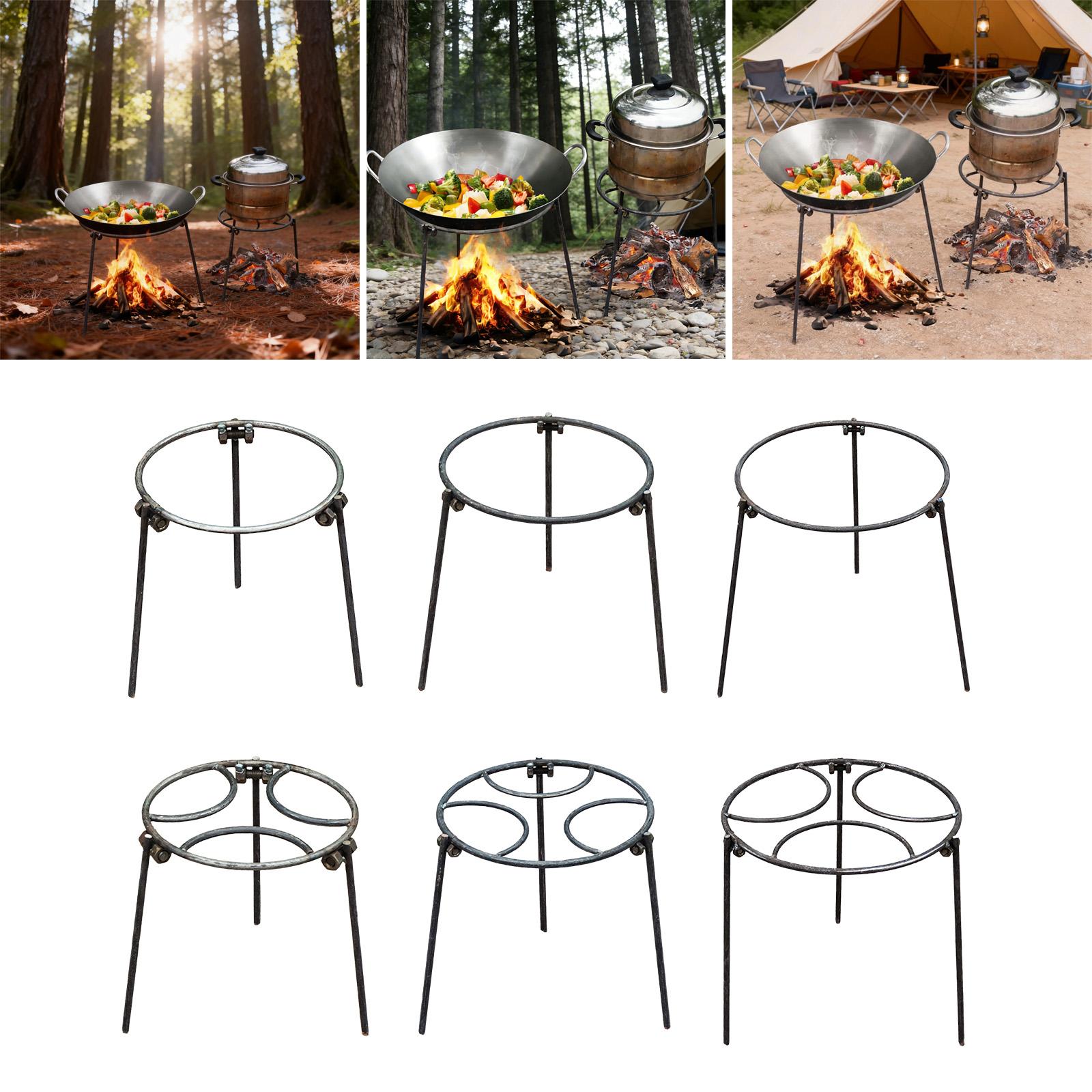 Campfire Tripod,Dutch Oven Mul - Camping Cooking Wok recension och pris