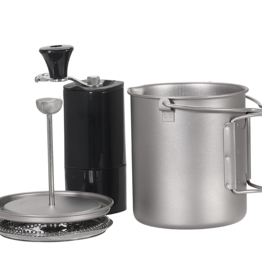 Lixada 750ml Titanium Coffee C - Camping Cooking Gear recension och pris