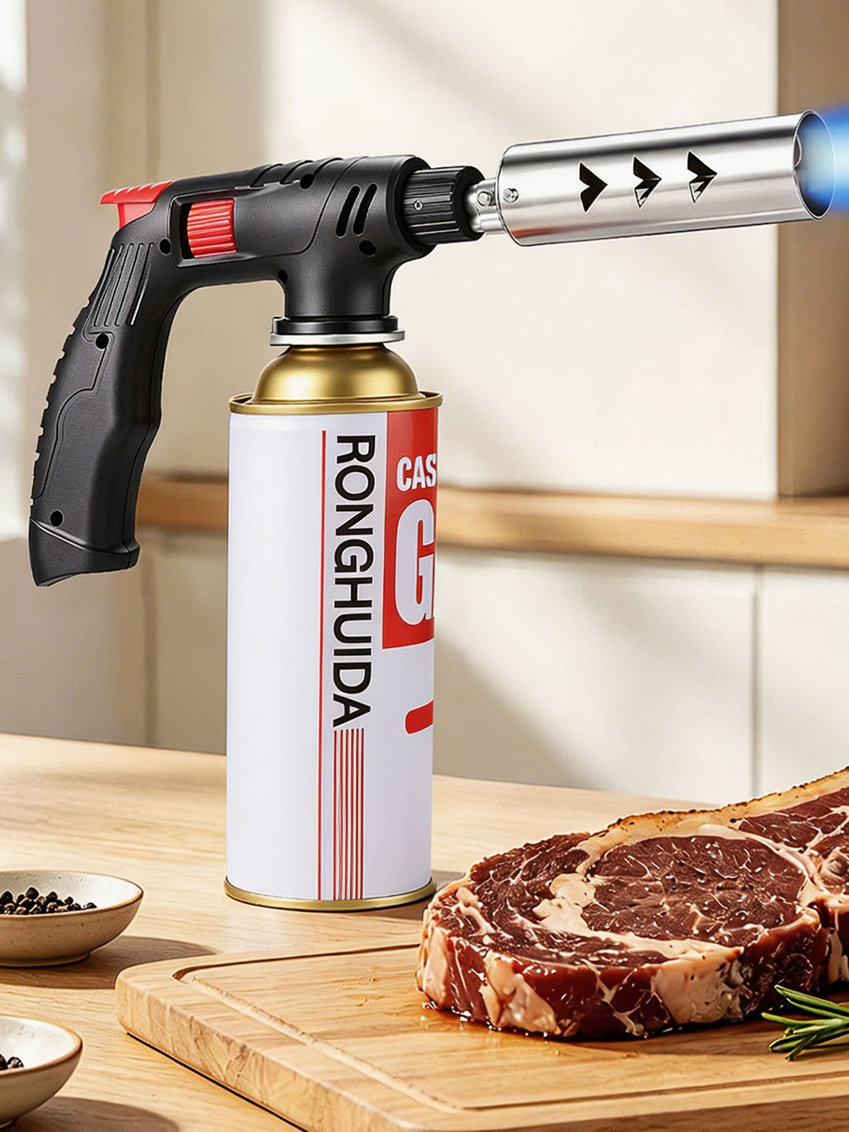 Extended Butane Torch Long Tub - Camping Cooking Plate recension och pris