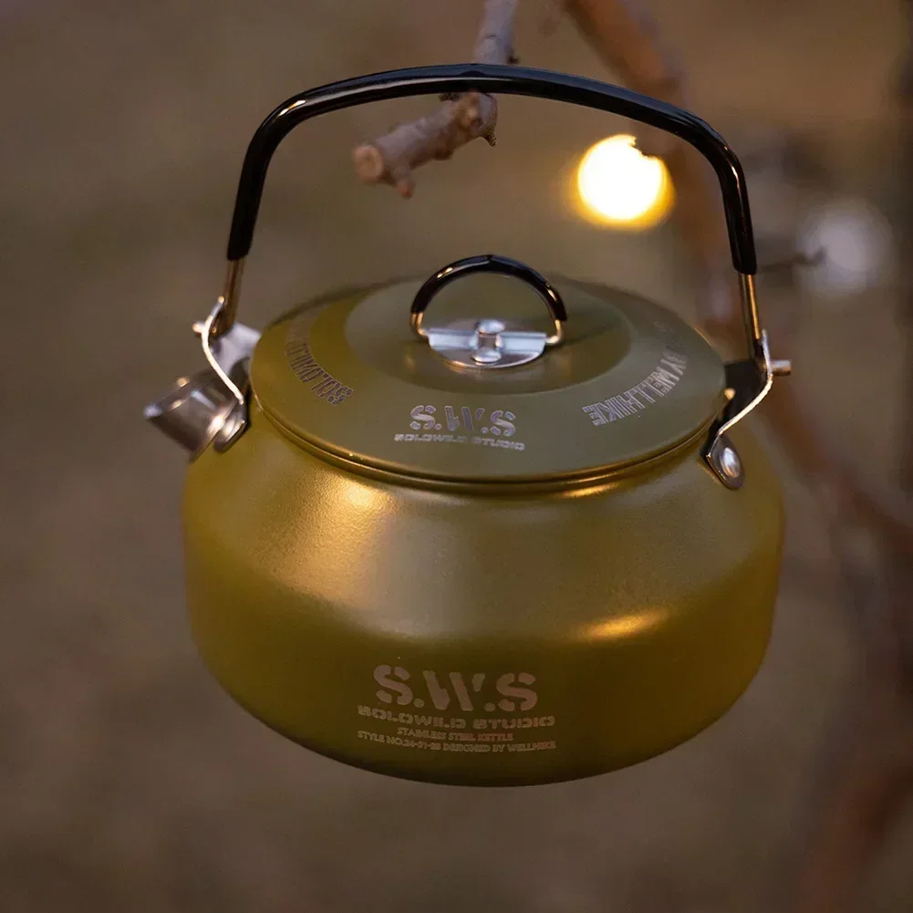 Stainless Steel Kettle 0.8L Po - Camping Cooking Books recension och pris