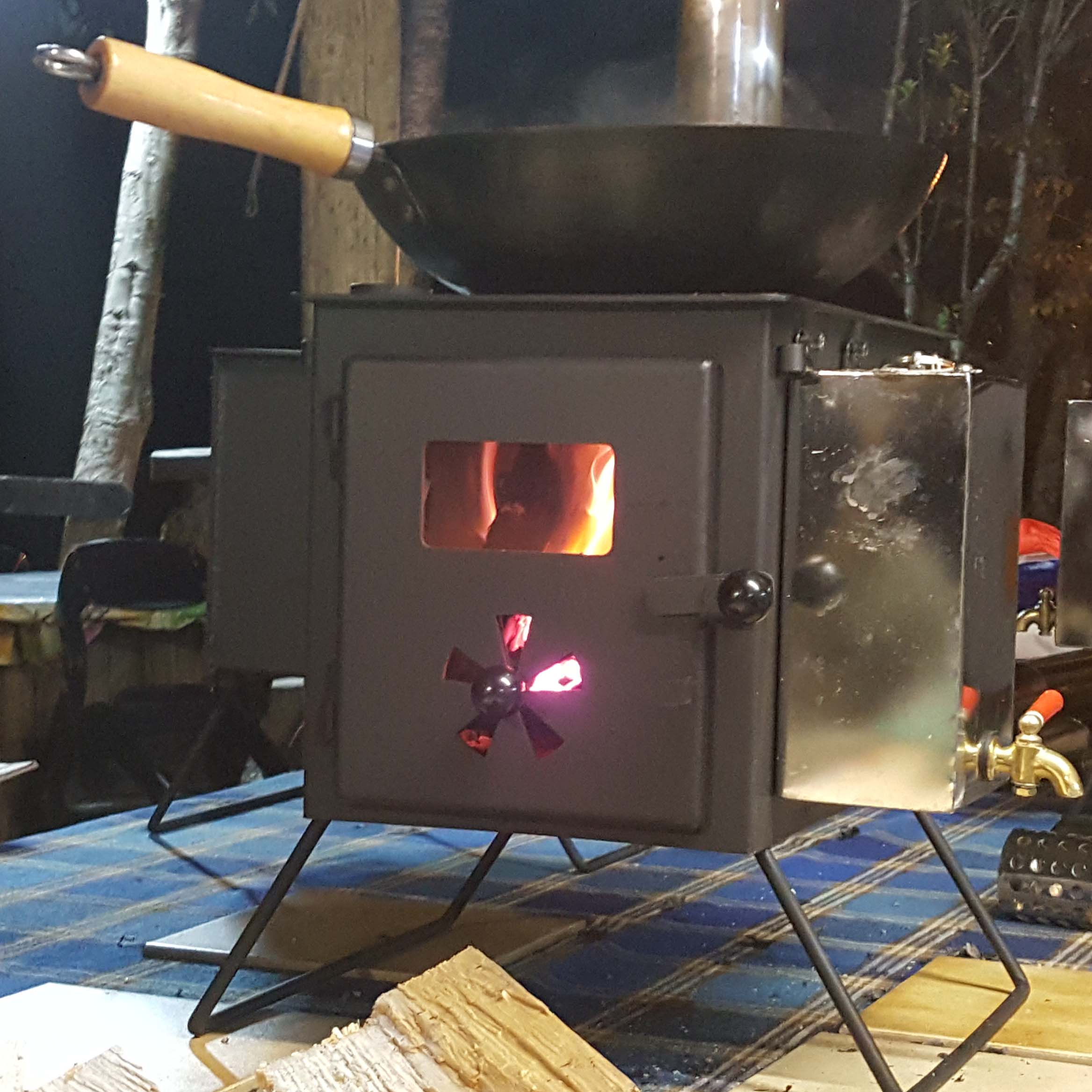 Outdoor Picnic Small Wood Fire - Camping Cooking Wood Stove recension och pris