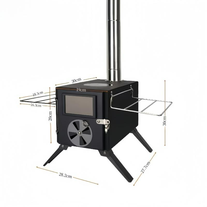 2026new Camping Carbon Steel W - Camping Cooking Wood Stove recension och pris