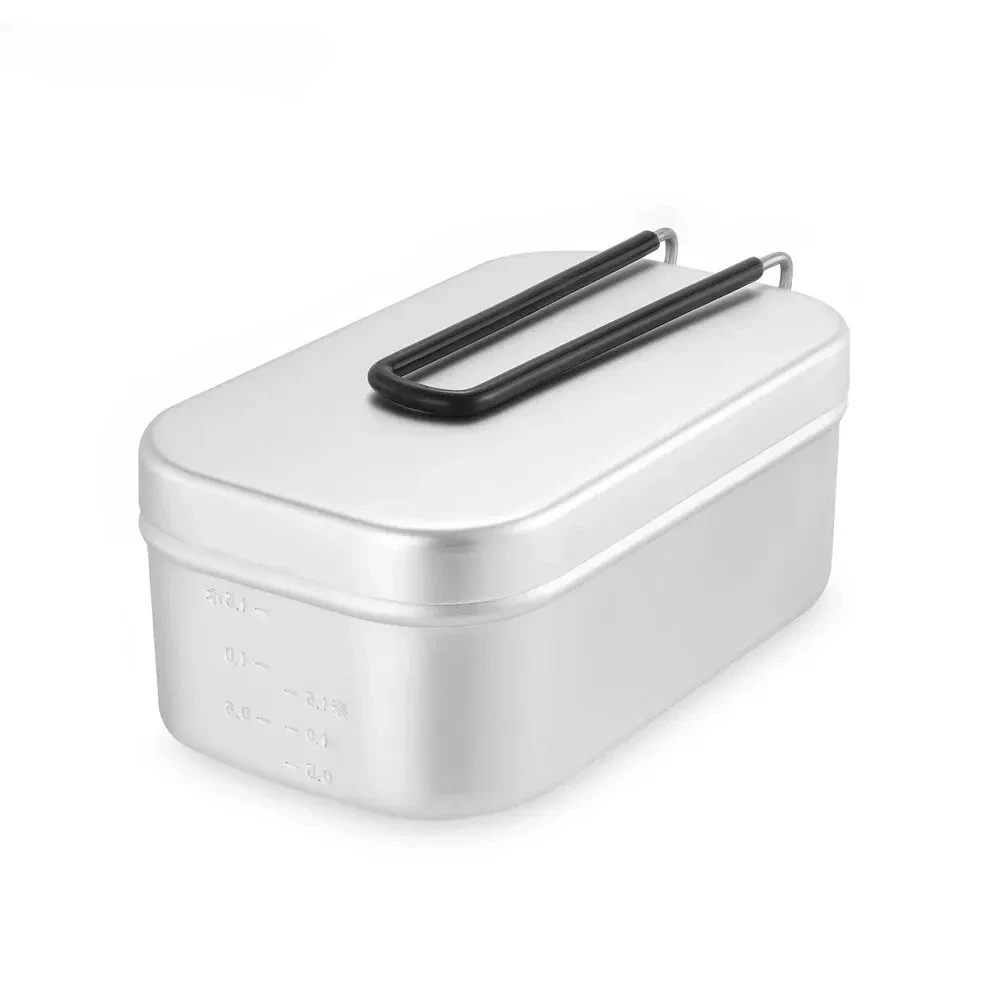 800/1400ML Aluminum Lunch Boxe - Camping Cooking Dishes recension och pris