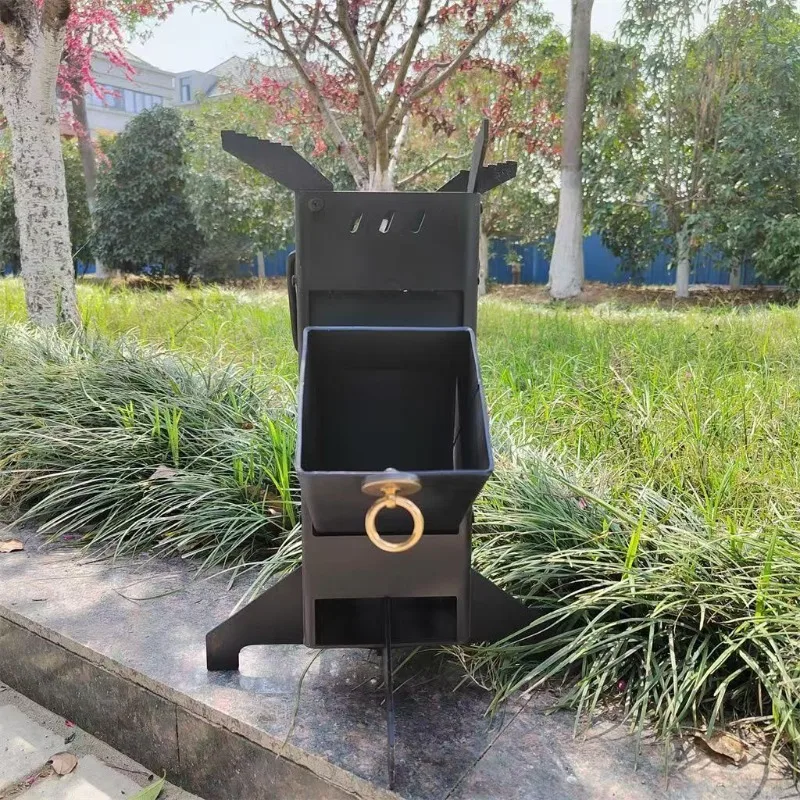 Integrated Outdoor Folding Woo - Camping Cooking Wood Stove recension och pris