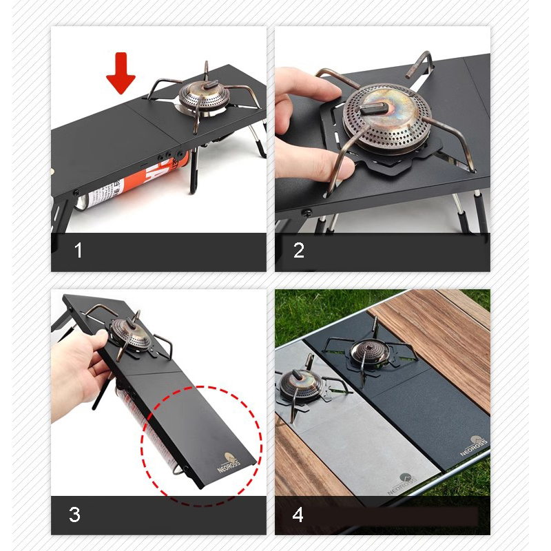 Camping Spider Stove Accessori - Camping Cooking Plate recension och pris