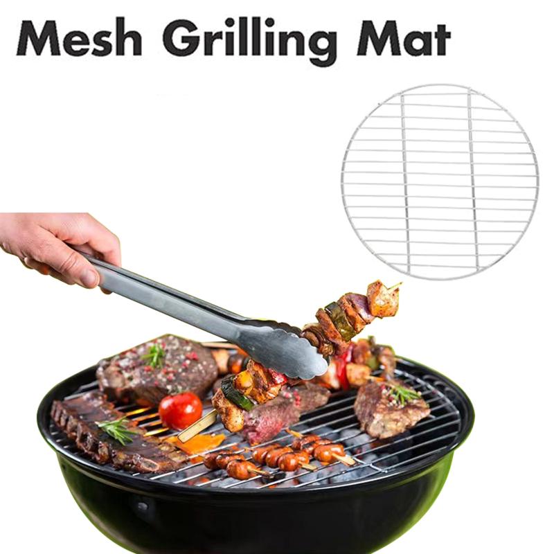 1Pc Stainless Steel Round BBQ  - Camping Cooking Mat recension och pris