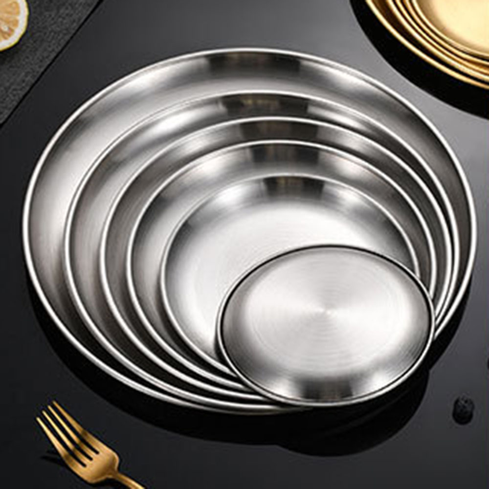 8Pcs Metal Dining Dish Stainle - Camping Cooking Plate recension och pris