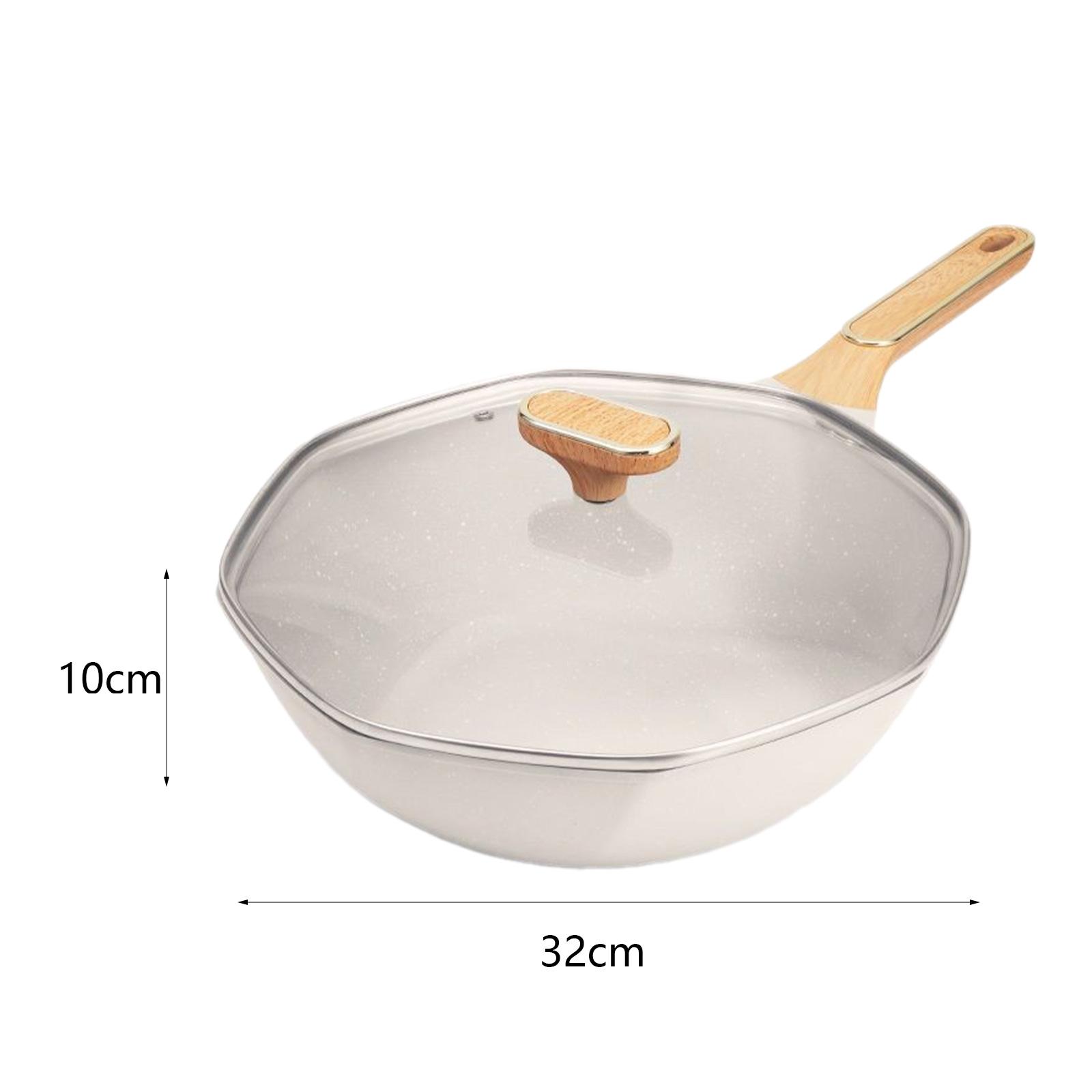 Octagonal Frying Pan with Lid  - Camping Cooking Wok recension och pris
