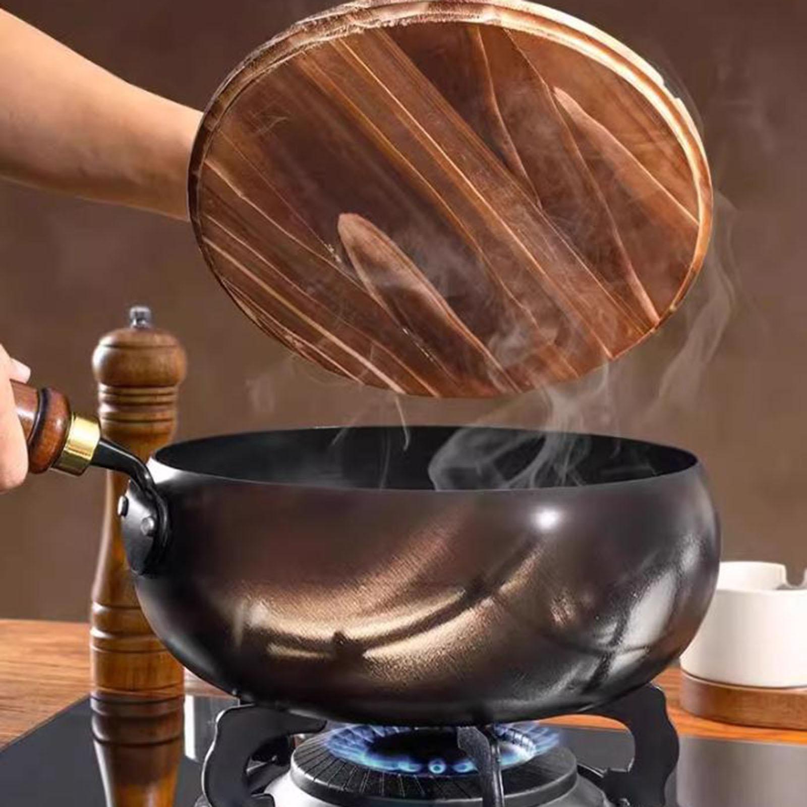 Non Coated Wok Chinese Wok Woo - Camping Cooking Wok recension och pris