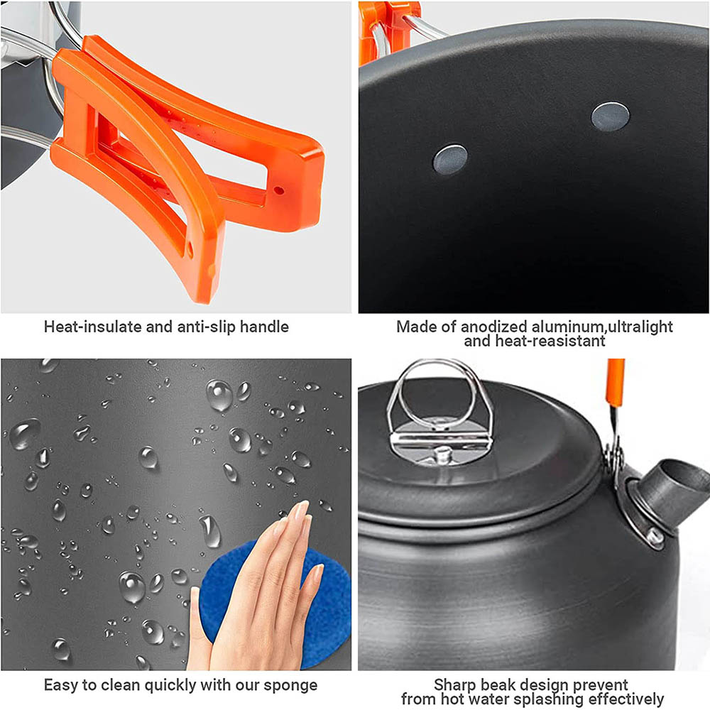 1pcs/1set Camping Cookware Kit - Camping Cooking Essentials recension och pris