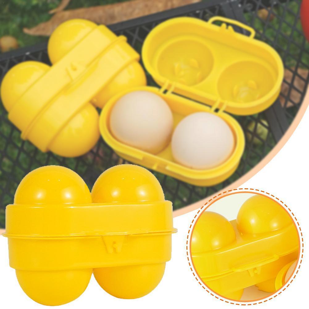 2 Grid Egg Storage Box Contain - Camping Cooking Box recension och pris