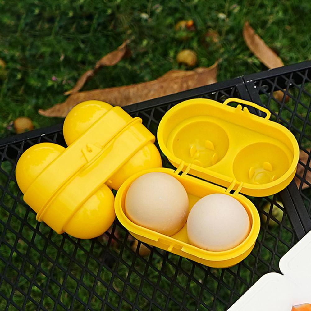 2 Grid Egg Storage Box Contain - Camping Cooking Box recension och pris