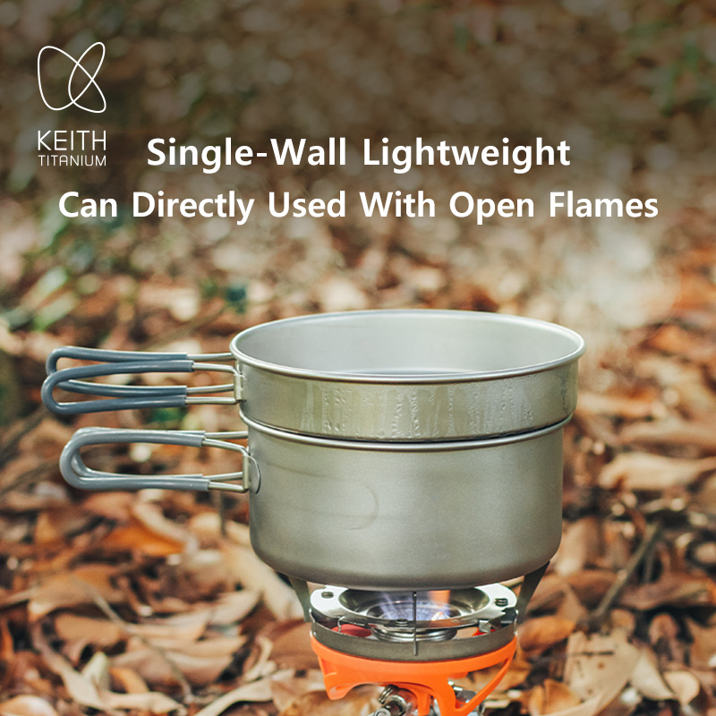 KEITH Pure Titanium 2-Piece Co - Camping Cooking Gear recension och pris