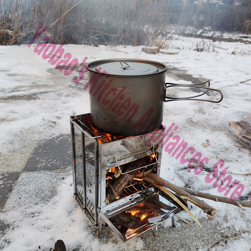 Wood Stove Outdoor Camping Equ - Camping Cooking Wood Stove recension och pris