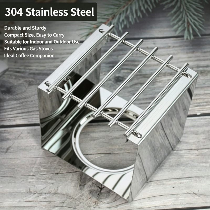 Stainless Steel Square Coffee  - Camping Cooking Gear recension och pris