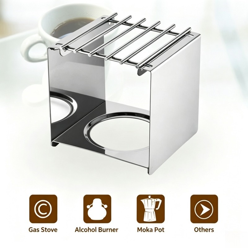 Stainless Steel Square Coffee  - Camping Cooking Gear recension och pris