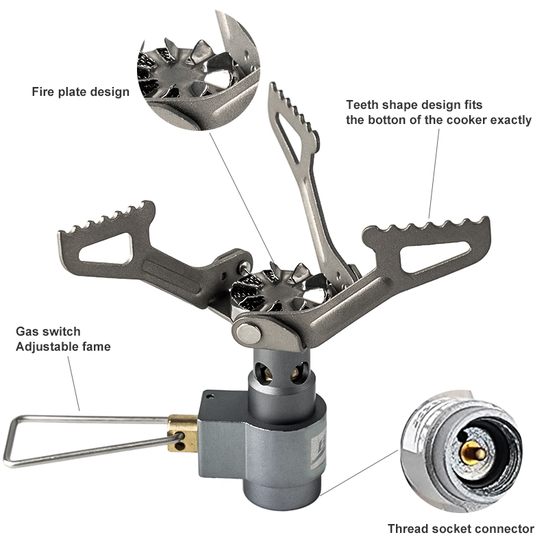 BRS Outdoor Gas Stove Mini Cam - Camping Cooking Wood Stove recension och pris