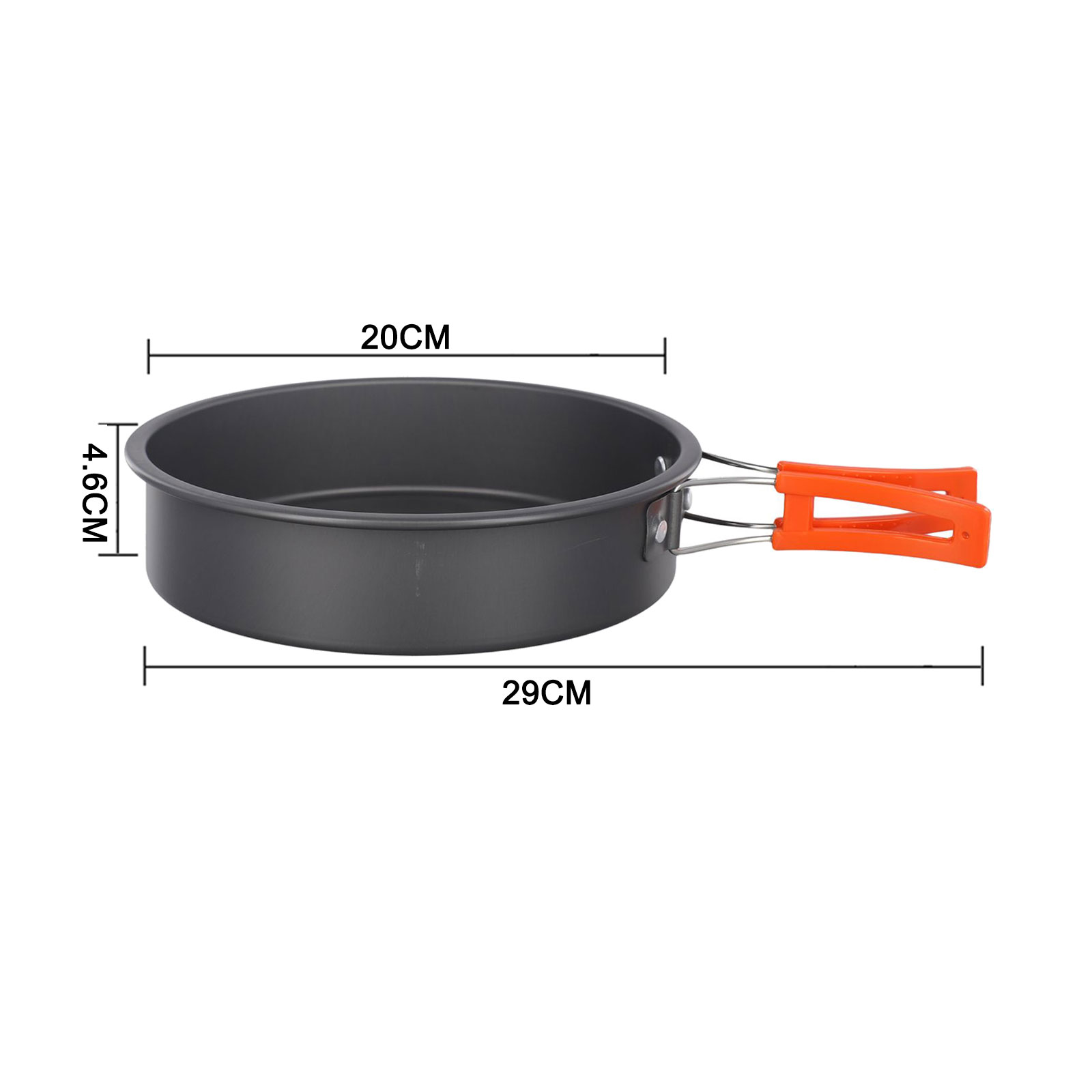 1pc Frying Pan Alumina Conduct - Campfire Cooking Anime recension och pris