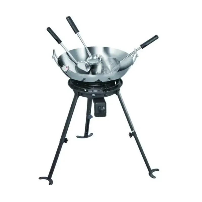 Outdoor Gas Camping Cooking Gr - Camping Cooking Wok recension och pris