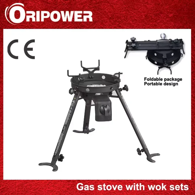 Outdoor Gas Camping Cooking Gr - Camping Cooking Wok recension och pris