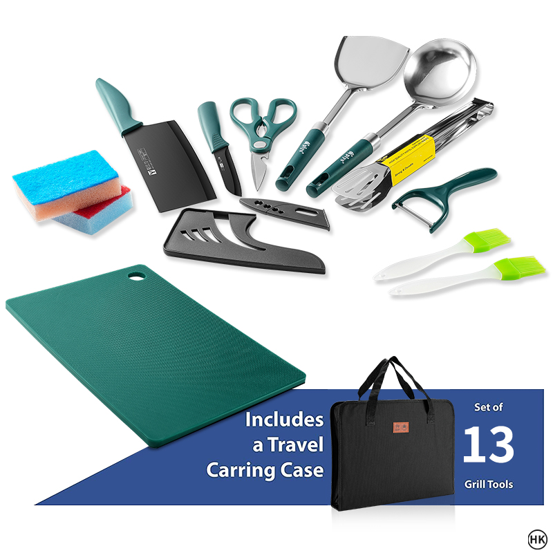 13PCS Camping cooking set, cam - Camping Cooking Essentials recension och pris