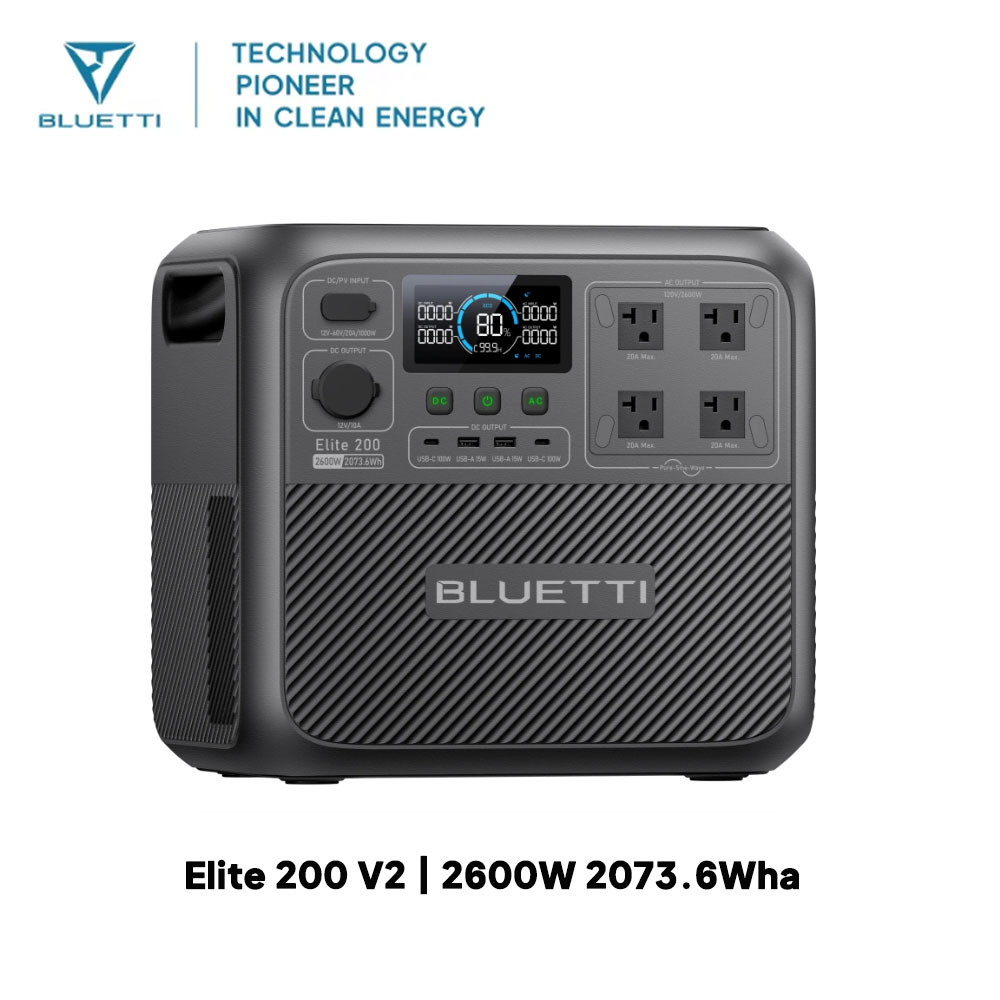【Renew】BLUETTI Elite 200 V2 Po - Camping Cooking Box recension och pris