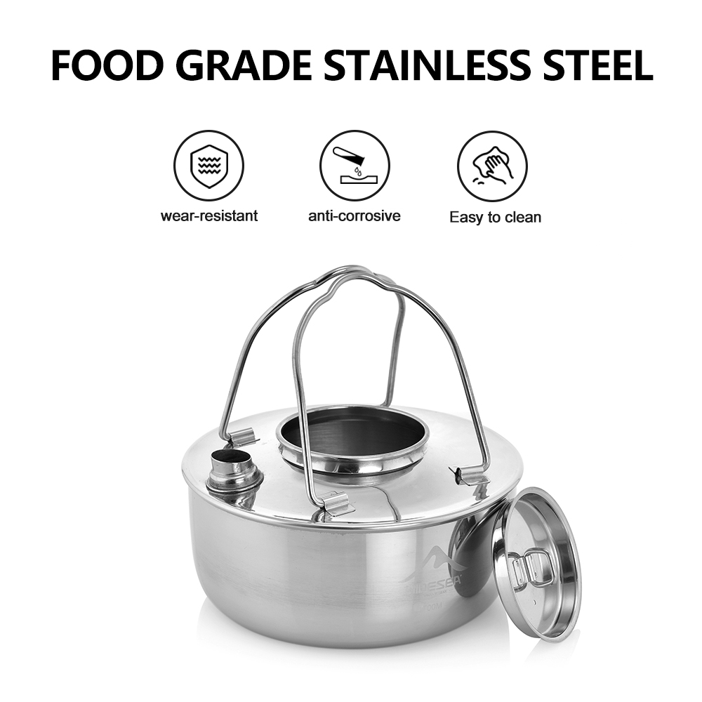 Widesea Camping Outdoor 1.7L S - Camping Cooking Essentials recension och pris