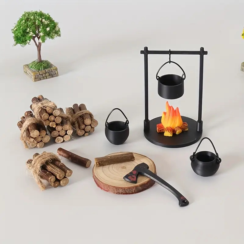 Mini Campfire Hanging Stove Po - Camping Cooking Gear recension och pris