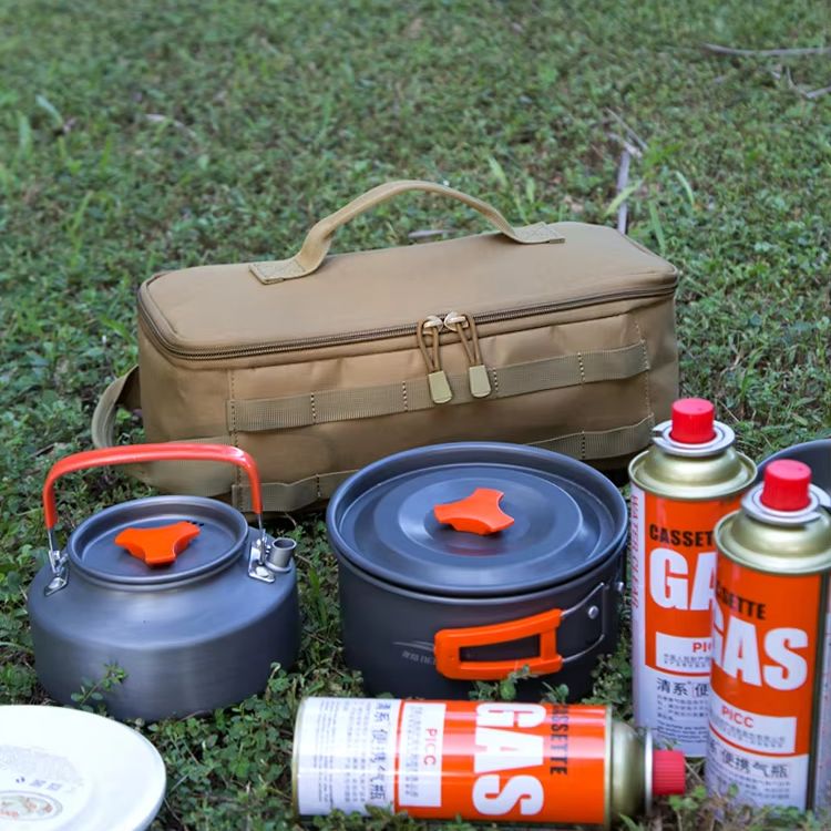 Oxford Cloth Cookware Storage  - Camping Outdoor Cooking Set recension och pris