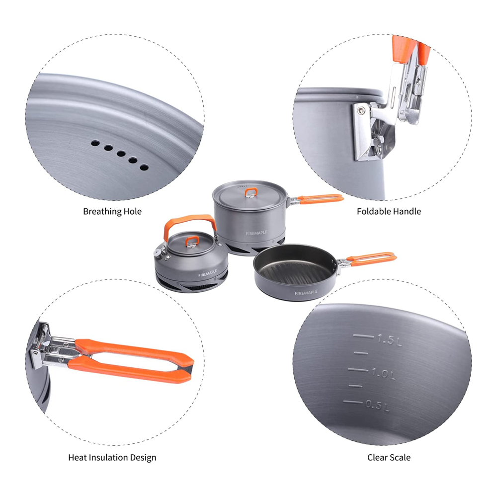 Fire Maple Camping Cookware Ut - Camping Cooking Gear recension och pris
